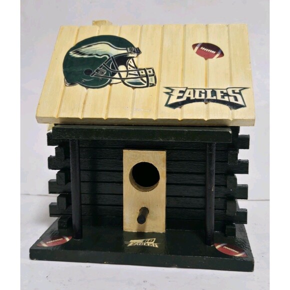 Other - Philadelphia Eagles NFL Birdhouse Football Wood 7" Spring Bird Philly Birds